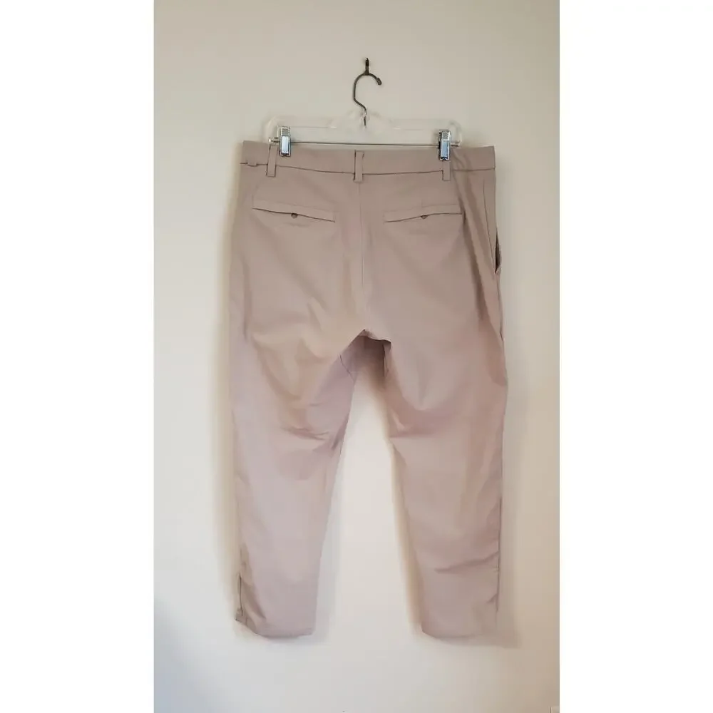 Lululemon ABC Pants Mens Sz 36x29 Classic Fit 5-Pocket‎ Warpstreme Tan/Khaki